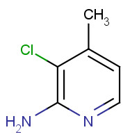 56960-76-0 2-AMINO-3-CHLORO-4-PICOLINE chemical structure