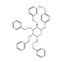 143536-99-6 4-METHOXYPHENYL 2,3,4,6-TETRA-O-BENZYL-BETA-D-GALACTOPYRANOSIDE chemical structure