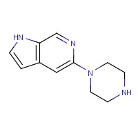 926028-74-2 5-(piperazin-1-yl)-1H-pyrrolo[2,3-c]pyridine chemical structure
