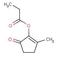 87-55-8 2-Methyl-5-oxocyclopent-1-enyl propionate chemical structure
