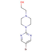 849021-42-7 2-[4-(5-BROMOPYRIMIDIN-2-YL)PIPERAZIN-1-YL]ETHANOL chemical structure