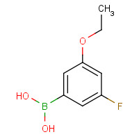 850589-53-6 3-ETHOXY-5-FLUOROBENZENEBORONIC ACID chemical structure