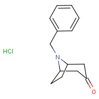 83393-23-1 8-(Phenylmethyl)-8-azabicyclo[3.2.1]octan-3-one hydrochloride chemical structure