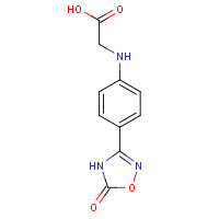 872728-82-0 N-[4-(5-OXO-4,5-DIHYDRO-1,2,4-OXADIAZOL-3-YL)PHENYL]GLYCINE chemical structure