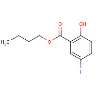 15125-89-0 butyl 2-hydroxy-5-iodobenzoate chemical structure