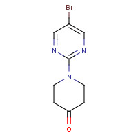 914347-64-1 1-(5-BROMOPYRIMIDIN-2-YL)-4-PIPERIDINONE chemical structure