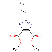 124750-59-0 2-Propyl-1H-imidazole-4,5-dicarboxylic acid dimethyl ester chemical structure