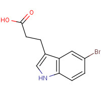 54904-23-3 3-(5-BROMO-1H-INDOL-3-YL)-PROPIONIC ACID chemical structure