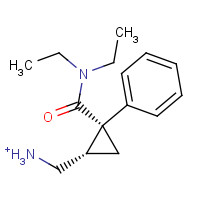 101152-94-7 (1R,2S)-rel-2-(Aminomethyl)-N,N-diethyl-1-phenylcyclopropanecarboxamide hydrochloride chemical structure