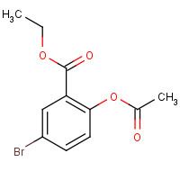 1131622-49-5 ethyl 2-acetoxy-5-bromobenzoate chemical structure