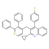 146578-99-6 2-Cyclopropyl-3-[(diphenylphosphinyl)methyl]-4-(4-fluorophenyl)quinoline chemical structure