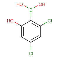 1028332-22-0 2,4-dichloro-6-hydroxyphenylboronic acid chemical structure