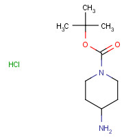 189819-75-8 1-BOC-4-AMINO-PIPERIDINE HYDROCHLORIDE chemical structure