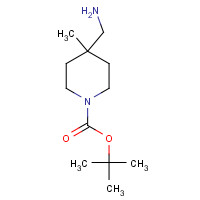 236406-22-7 tert-butyl 4-(aminomethyl)-4-methylpiperidine-1-carboxylate chemical structure