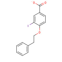 1131614-92-0 3-iodo-4-phenethoxybenzoic acid chemical structure