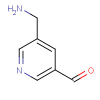 887579-82-0 5-(Aminomethyl)-3-pyridinecarboxaldehyde chemical structure