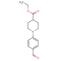 85345-11-5 1-(4-FORMYLPHENYL)PIPERIDINE-4-CARBOXYLIC ACID ETHYL ESTER chemical structure