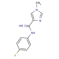 959604-70-7 N-(4-Fluorophenyl)1-methyl-1H-imidazole-4-carboximidamide chemical structure