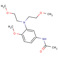 24294-03-9 3-(N,N-Dimethoxyethyl)amino-4-methoxyacetanilide chemical structure