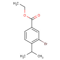 1131622-51-9 ethyl 3-bromo-4-isopropylbenzoate chemical structure