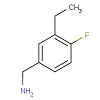 869297-31-4 (3-ethyl-4-fluorophenyl)methanamine chemical structure