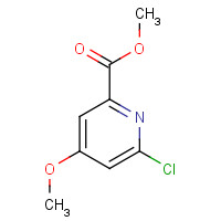 204378-41-6 methyl 6-chloro-4-methoxypicolinate chemical structure