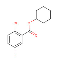 1131605-47-4 cyclohexyl 2-hydroxy-5-iodobenzoate chemical structure