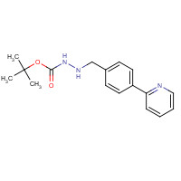 198904-85-7 tert-Butyl 2-(4-(pyridin-2-yl)benzyl)hydrazinecarboxylate chemical structure