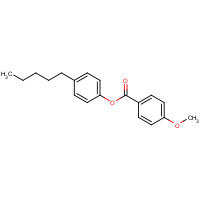 38444-13-2 4-AMYLPHENYL 4'-METHOYXBENZOATE chemical structure