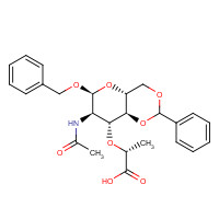 19229-57-3 AC-ALPHA-BENZYL-4,6-O-BENZYLIDENE-MURAMIC ACID chemical structure