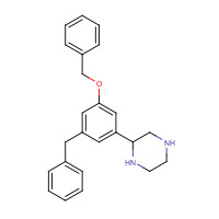 65709-43-5 2-(3,5-DIBENZYLOXYPHENYL)PIPERAZINE chemical structure