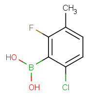 352535-85-4 2-CHLORO-6-FLUORO-3-METHYLPHENYLBORONIC& chemical structure