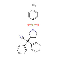133099-09-9 (S)-3-(1-Cyano-1,1-diphenylmethyl)-1-tosylpyrrolidine chemical structure