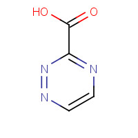 6498-04-0 1,2,4-TRIAZINE-3-CARBOXYLIC ACID chemical structure