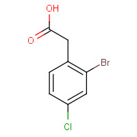 52864-56-9 (2-bromo-4-chlorophenyl)acetic acid chemical structure