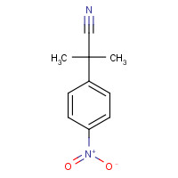 71825-51-9 2-methyl-2-(4-nitrophenyl)propanenitrile chemical structure