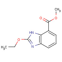 150058-27-8 Methyl 2-ethoxybenzimidazole-7-carboxylate chemical structure