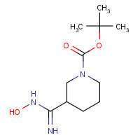 479080-28-9 1-TERT-BUTYLOXYCARBONYL-3-(N-HYDROXYCARBAMIMIDOYL)PIPERIDINE chemical structure