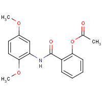 287194-30-3 2-(2,5-dimethoxyphenylcarbamoyl)phenyl acetate chemical structure