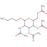 155197-37-8 BUTYL 2-ACETAMIDO-3,4,6-TRI-O-ACETYL-BETA-D-GLUCOPYRANOSIDE chemical structure