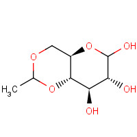 18465-50-4 4,6-O-Ethylidene-D-glucopyranose chemical structure