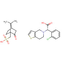 120202-68-8 Clopidogrel camphorsulfonate chemical structure