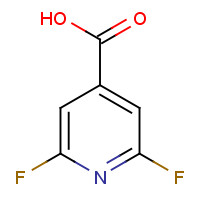 88912-23-6 2,6-Difluoro-4-pyridinecarboxylic acid chemical structure