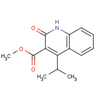 672310-22-4 2-HYDROXY-4-ISOPROPYL-3-QUINOLINE CARBOXYLIC ACID METHYL ESTER chemical structure