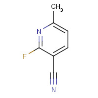 54957-80-1 3-CYANO-2-FLUORO-6-PICOLINE chemical structure