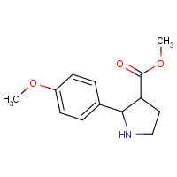 748777-12-0 (2S,3R)-methyl 2-(4-methoxyphenyl)pyrrolidine-3-carboxylate chemical structure