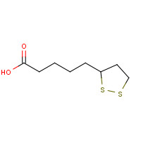 1200-22-2 (R)-(+)-1,2-Dithiolane-3-pentanoic acid chemical structure