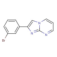 134044-47-6 2-(3-BROMO-PHENYL)-IMIDAZO[1,2-A]PYRIMIDINE chemical structure