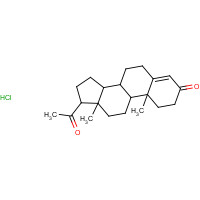 73489-90-4 Pregn-4-ene-3,20-dione hydrochloride chemical structure