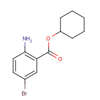 1131587-65-9 cyclohexyl 2-amino-5-bromobenzoate chemical structure